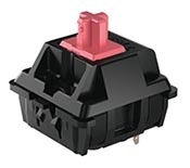 Cherry MX Silent Red-175x155 Mechanical keyboard switch with red stem for gaming and typing efficiency.