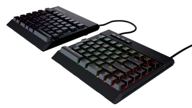 KinesisFreestyle Edge RGB Plus 3/4 No Palm Support LED