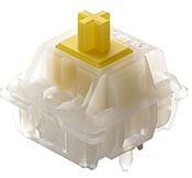 Gateron Milky Yellow 175x162 Gateron Milky Yellow mechanical switch close up