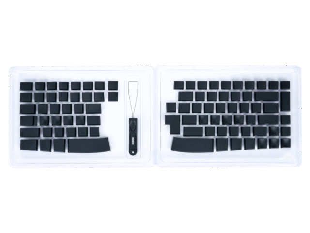 Black Blank Keycap Set