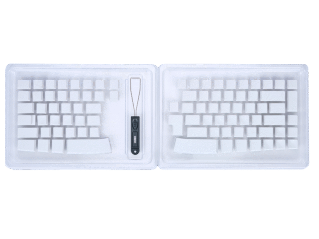 mWave Mac Blank WHT Keycaps