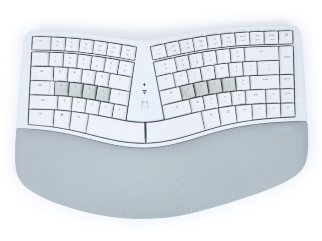 mWave PC Keyboard White Mac Keycaps