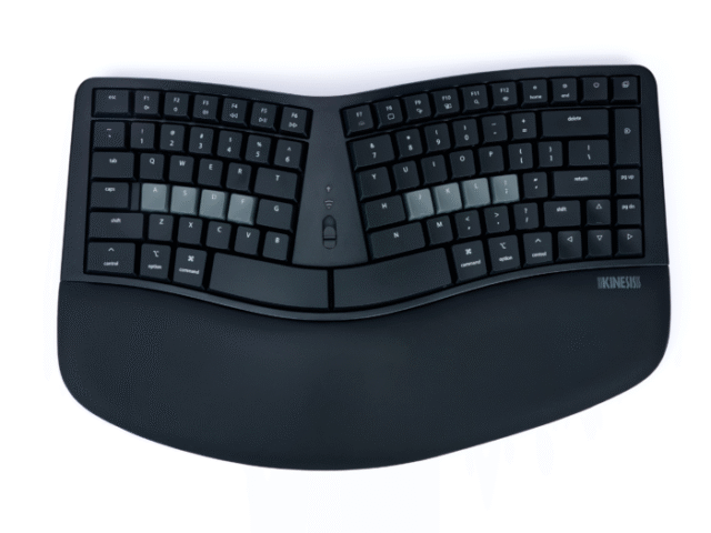 mWave PC Keyboard with Black Mac keycaps